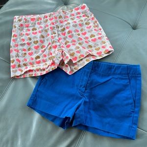 Bundle of two Crewcuts girls shorts
